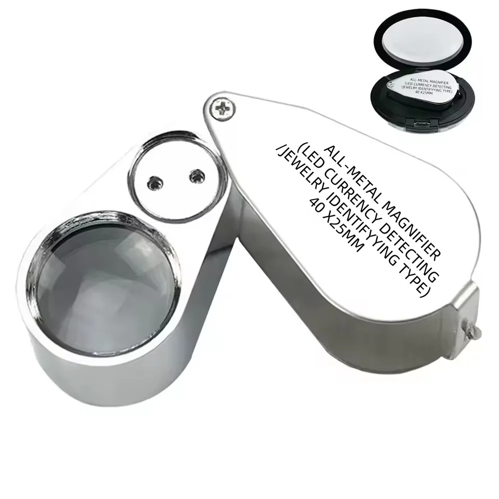 Body Jewelry Repair - Lupa Iluminada 40X com Luz UV