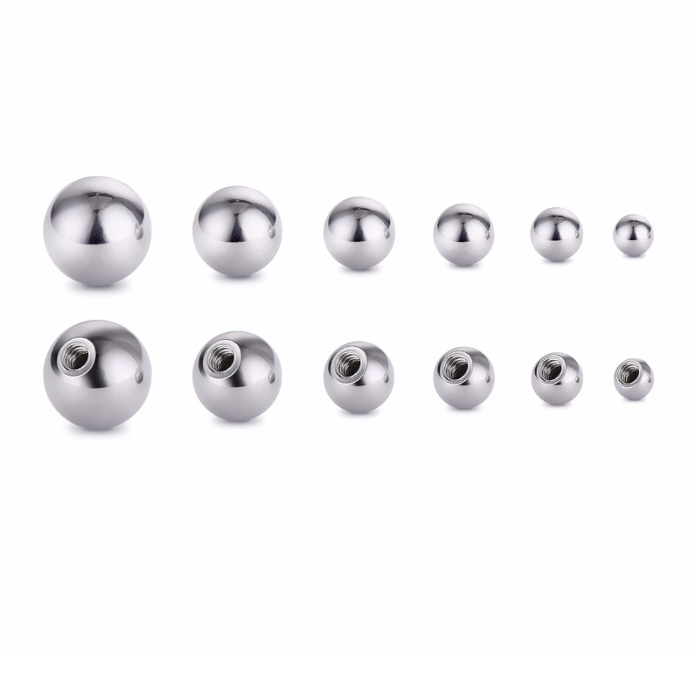 Body Jewelry Replacement Ball - 20 peças de substituição de aço