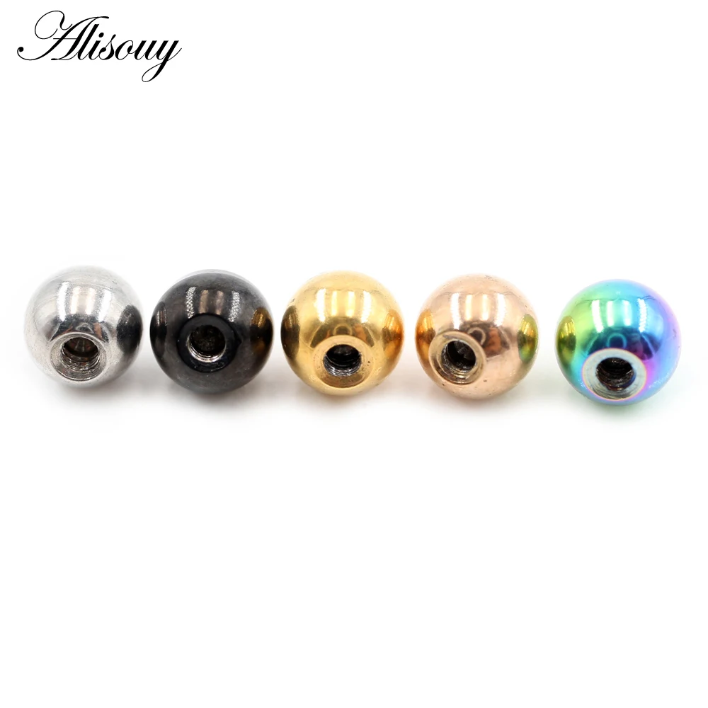 2 peças 14G/16G Zircônia Aço I - Body Jewelry Replacement Ball avaliação e preço