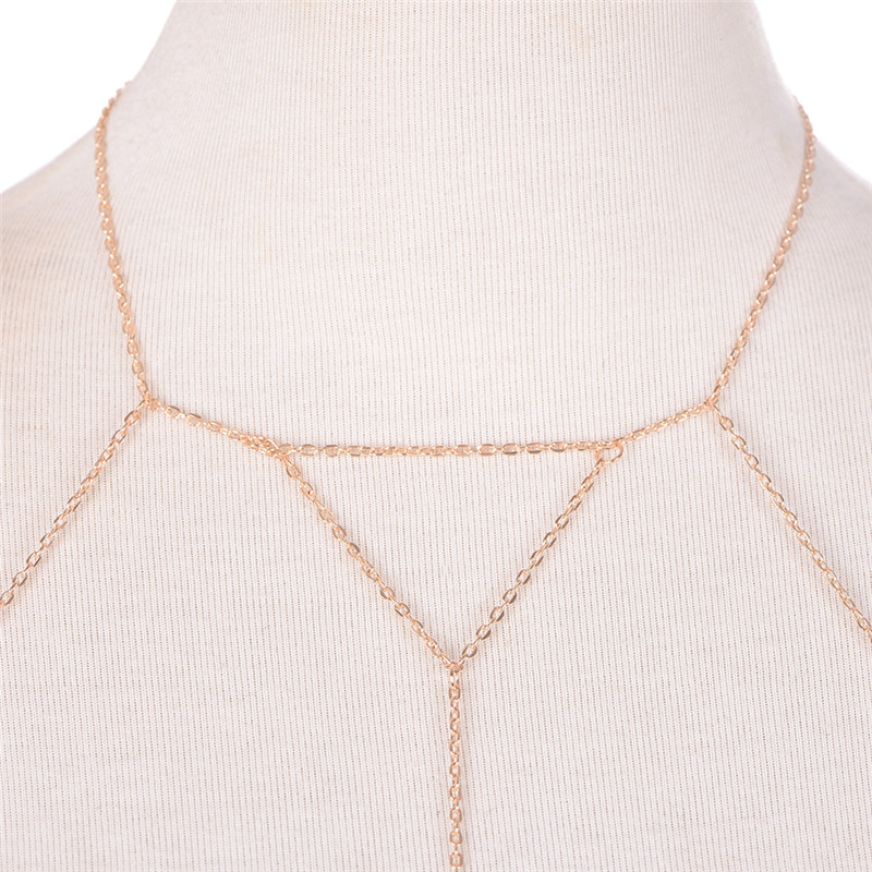Arnês de Biquíni Multicamadas  - Body Jewelry Necklace avaliação e preço