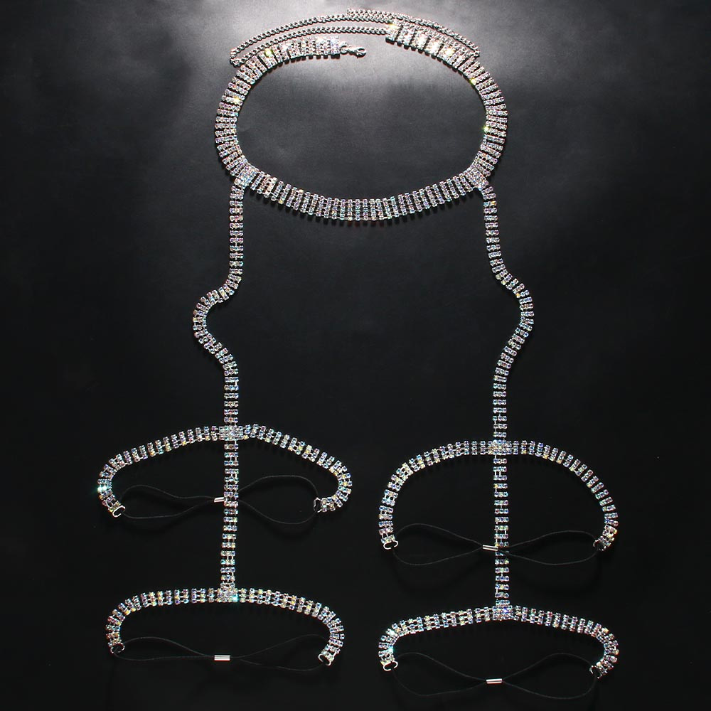 Stonefans-Strass Coxa Ligas pa - Body Jewelry Retainers avaliação e preço