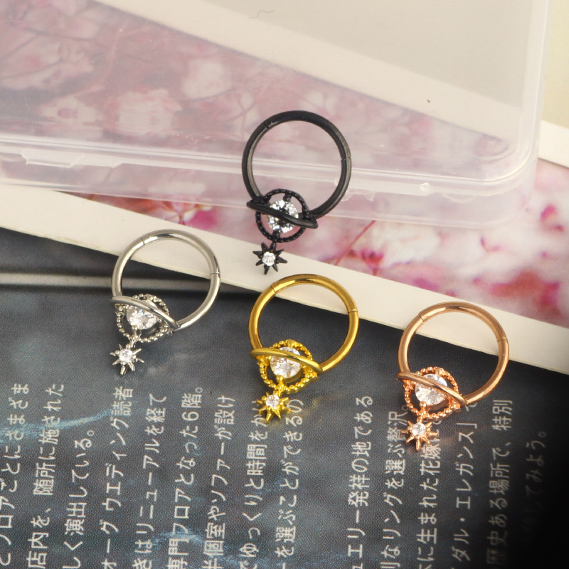Piercings de Septo e Hélice em - Body Jewelry Surgical Steel avaliação e preço