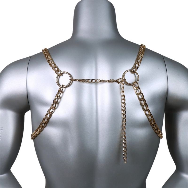 Masculino sexy metal corpo pei - Body Jewelry Necklace avaliação e preço