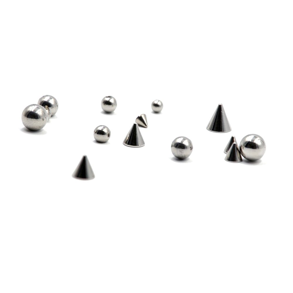 100 pçs/lote aço 14g 16g pierc - Body Jewelry Replacement Ball avaliação e preço